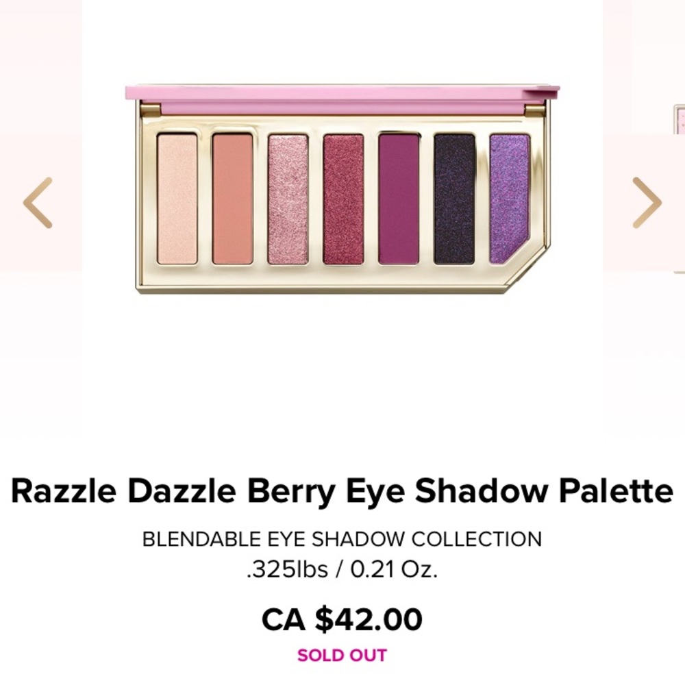 Too Faced Razzle Dazzle Berry Palette